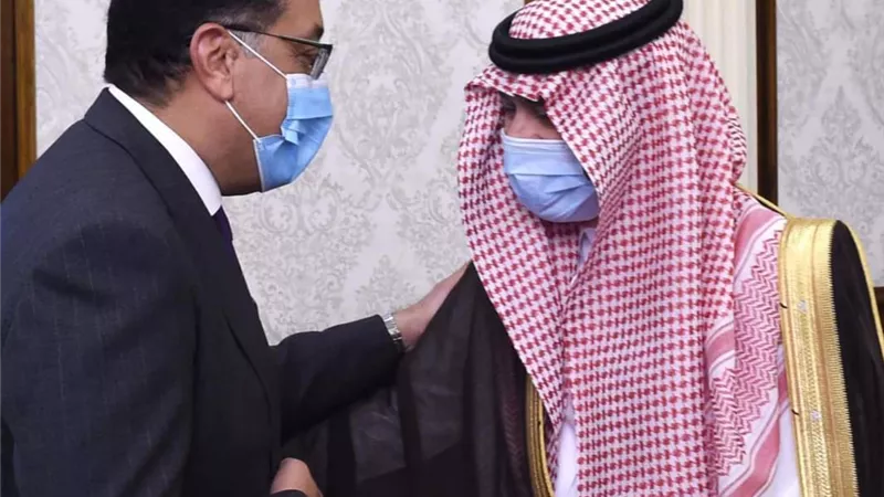 رئيس الوزراء يلتقى وزير التجارة والصناعة السعودي