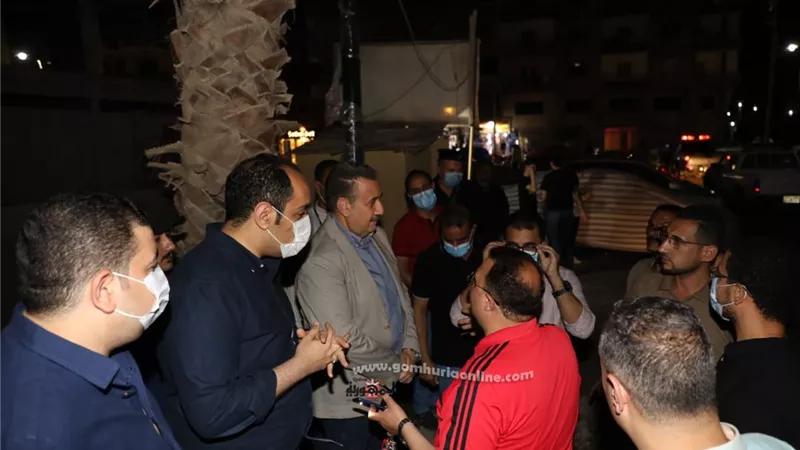 محافظ المنوفية يتفقد أعمال التطوير بشوارع محطة عاطف السادات وبشاير الخير .. صور