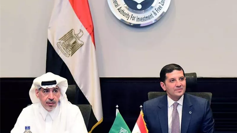 عبد الوهاب: حريصون على دعم الاستثمارات السعودية.. وتذليل أي تحديات تواجهها