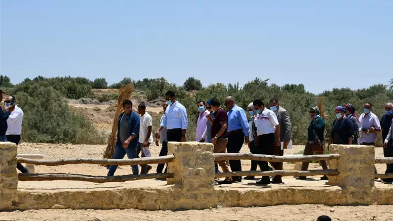 نائب محافظ الفيوم ورئيس هيئة تنشيط السياحة يتفقدان متحف كوم أوشيم ووادي الريان