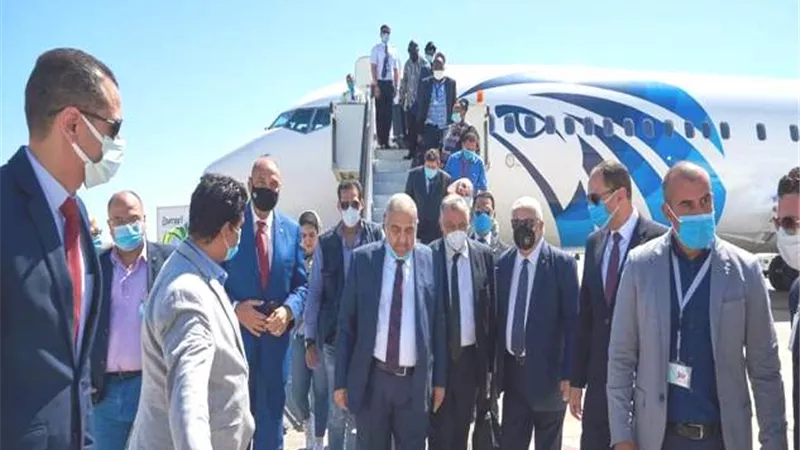 رؤساء المحاكم والمجالس الدستورية الإفريقية يصلون مطار شرم الشيخ