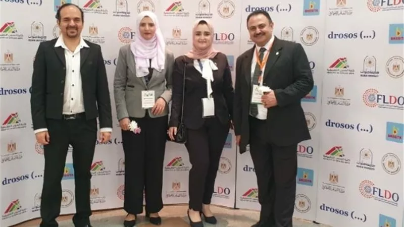 دارسة بجامعة حلوان تفوز بالمركز الأول فى مجال تدوير المخلفات.. بالصور