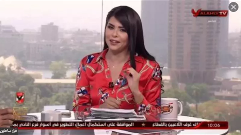 نهاوند سري تعود لتقديم برنامجها على قناة الأهلى من جديد بعد تعافيها من كورونا
