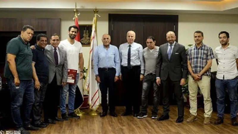 يد الزمالك يحصل على توقيع 