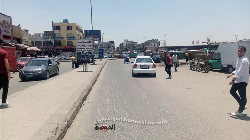 خلو الاردنية من الباعة الجائلين وسيولة مرورية بموقف العاشر من رمضان