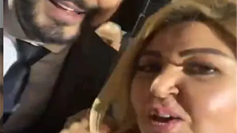 أول ظهور لمها أحمد برفقة زوجها بعد أزمتها مع السقا وكرارة.. فيديو
