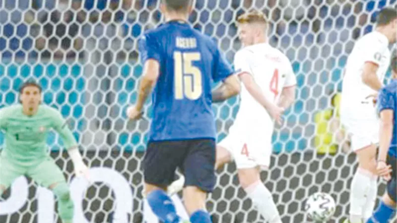 الآزوري فاتح علي الرابع في يورو 2020