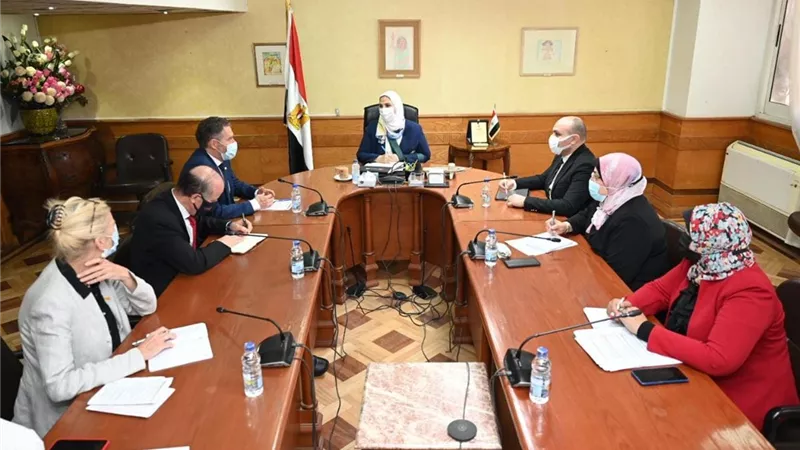 وزيرة التضامن تستقبل نائب المديرة التنفيذية بصندوق الأمم المتحدة للسكان