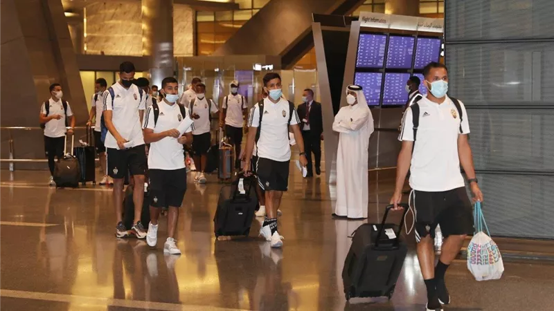 المنتخب الليبى يصل الدوحة لمواجهة السودان لحسم التأهل لبطولة كأس العرب FIFA قطر 2021