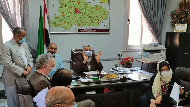 الغندور تراس إجتماع تسليم مواقع عمل تطوير المناطق العشوائية بالسنبلاوين للهيئة العربية للتصنيع