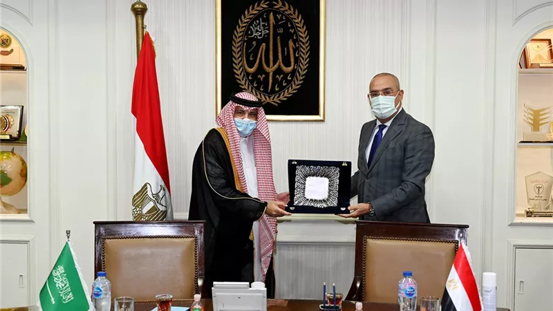 الجزار يلتقى وزير التجارة السعودي لبحث التعاون المشترك .. صور
