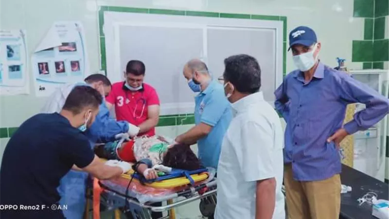 إصابة 6 أشخاص من أسرة واحدة فى حادث انقلاب بطريق الغردقة / راس غارب..صور
