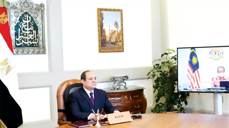 السيسي وياسين: تعاون مصري ــ ماليزي.. في كل المجالات