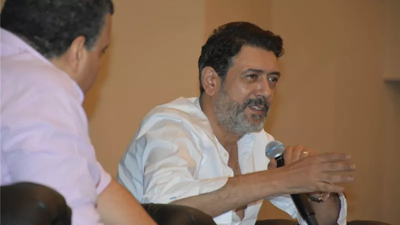 احمد وفيق أثناء تكريمه بمهرجان الاسماعيليه: 