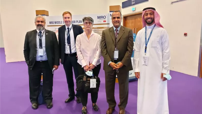 مصر للطيران للصيانة تشارك بمؤتمر ومعرض صيانة وعمرة الطائرات بالشرق الأوسط