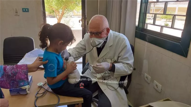 قافلة طبية بقريتين في مدينة سفاجا ضمن مبادرة حياة كريمة