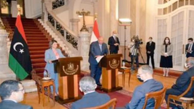 وزير الخارجية : مصر تؤكد ضرورة خروج القوات الأجنبية والمرتزقة من ليبيا دون مماطلة
