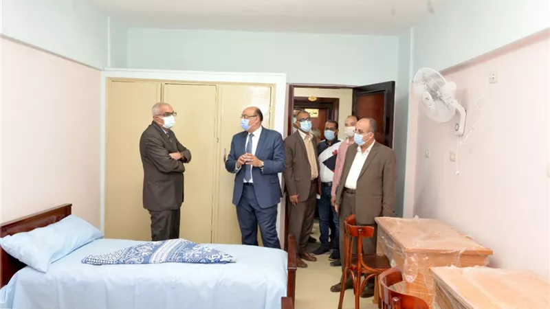 الانتهاء من تجديد وتطوير مبانى بمدينة الزهراء للطالبات بجامعة المنصورة