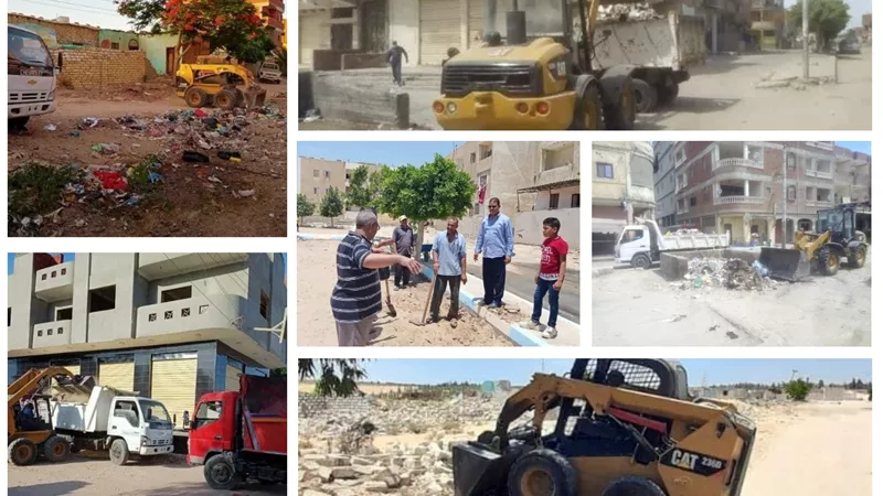 حملة على القطاعات الخدمية بالقنطرة شرق بالاسماعيلية