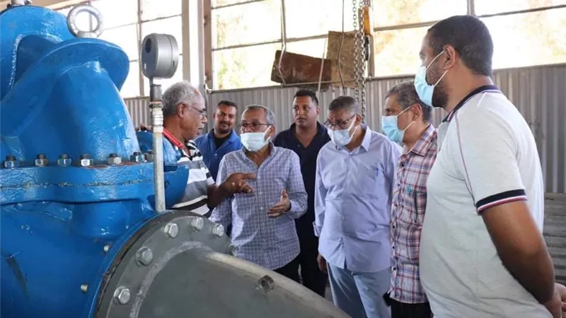 15 مليون جنيه لاحلال وتجديد طلمبات رفع المياه بروافع خط مياه قنا_سفاجا