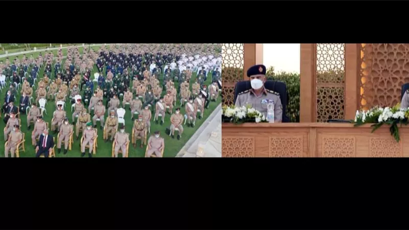 الفريق أول محمد زكى يشهد تخريج دورات جديدة من دارسى أكاديمية ناصر وكلية القادة والأركان