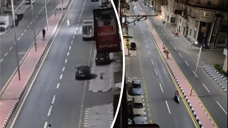 الإنتهاء من تطوير طريق المحور بمدينة دمياط