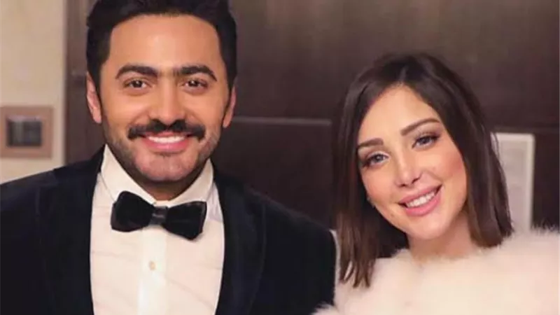 قصة ثنائى تامر حسنى وبسمة بوسيل .. حلم أصبح حقيقه