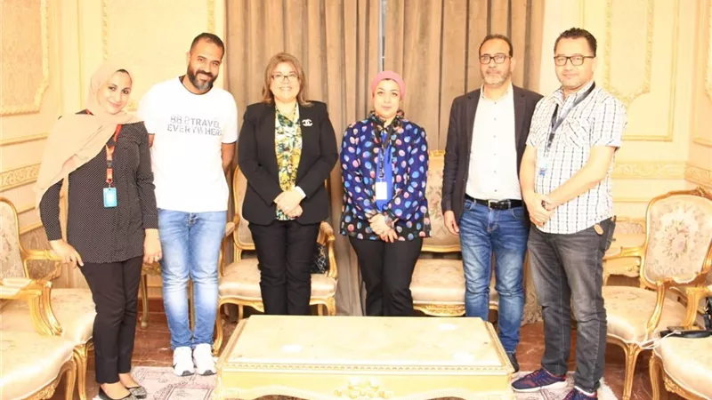 وكيل مجلس الشيوخ تدعم شباب مهرجان الإسماعيلية الدولي للسينما التسجيلية