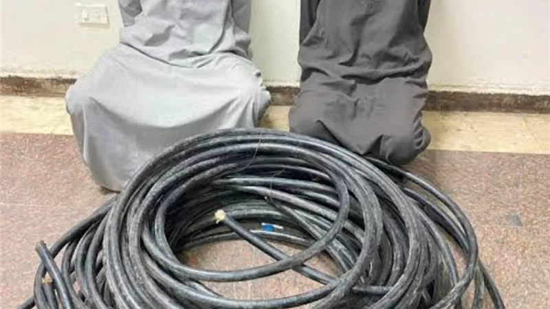 العاطلان سرقا كابلات الإنارة بشوارع الشروق