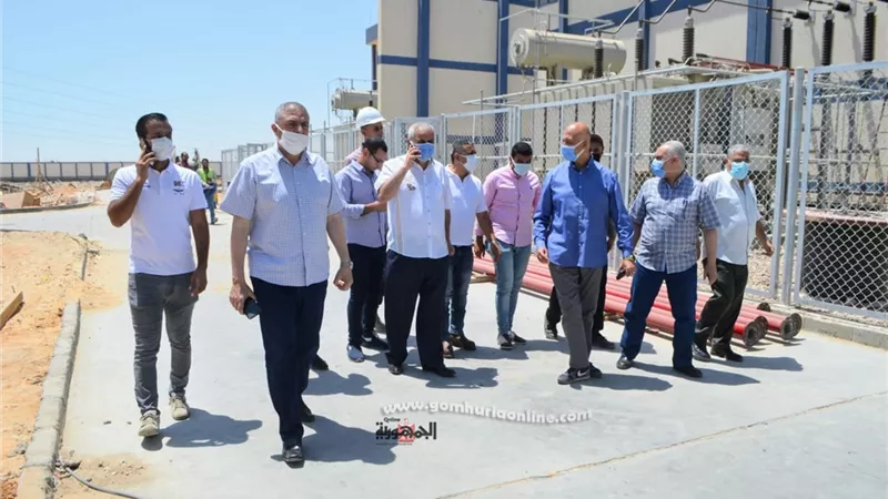 مساعد نائب هيئة المجتمعات العمرانية للتنمية وتطوير المدن يتفقد المشاريع القومية والحياء الجديدة بالعاشر من رمضان