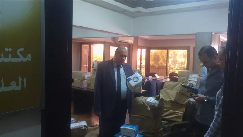 ضبط مكتب علمي لشركة ادوية ومخزن بدون ترخيص ويتحفظ علي مضبوطات ب 250 ألف جنية