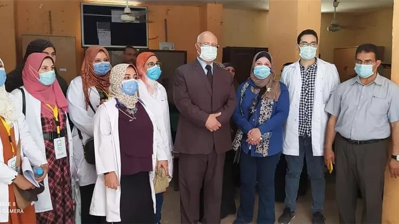 جامعة بنها تنظم قافلة طبية بقرية كفر الشوبك في شبين القناطر