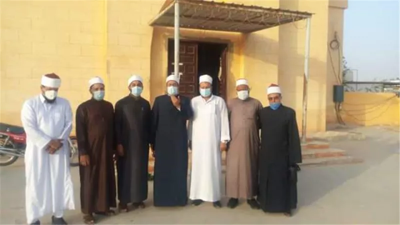 وكيل وزارة اوقاف مطروح يجتمع مع ائمة سيدي براني