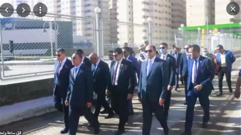 مواطنون لوفد حقوق الإنسان بالبرلمان : نعيش حياة كريمة بفضل مشروعات القيادة السياسية