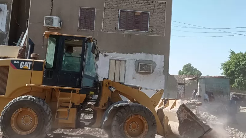 حملة نظافة وتجميل بأرمنت جنوب غرب الأقصر