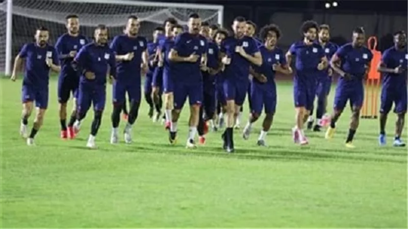 الإنتاج الحربى يختتم تدريباته إستعداداً لمواجهة المصرى فى الدورى
