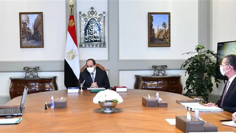 الرئيس السيسي :اجراءات عاجلة لازالة اي تعديات على الاوقاف وتحصيل المتأخرات المالية