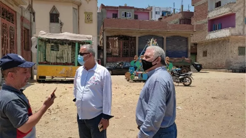 وكيل وزارة الرياضة بالقليوبية يوجه بضرورة الانتهاء من الاعمال الإنشائية بمركز شباب اتريب