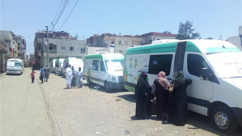 الكشف على 777 مريض بقافلة طبية بقرية اليوسيفية مركز بني عبيد