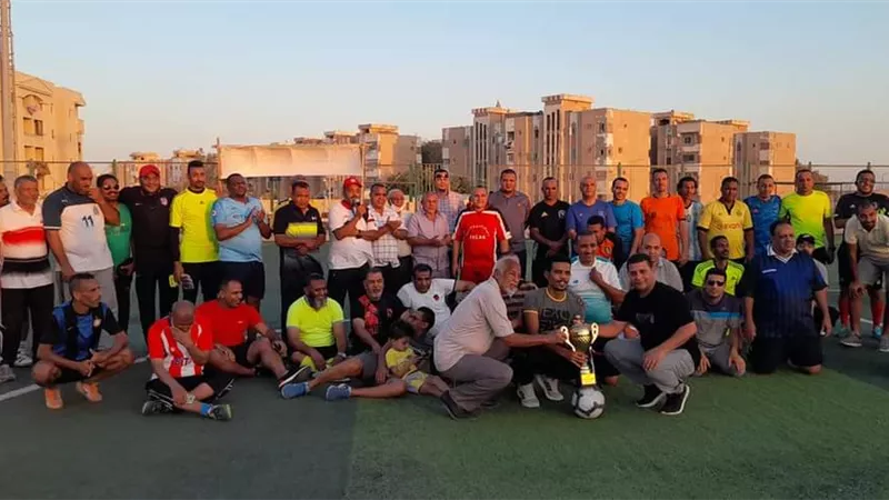 مباراة ودية بين فريقي نادى العربان وفريق نادى الشبان المسلمين بمدينة الغردقة