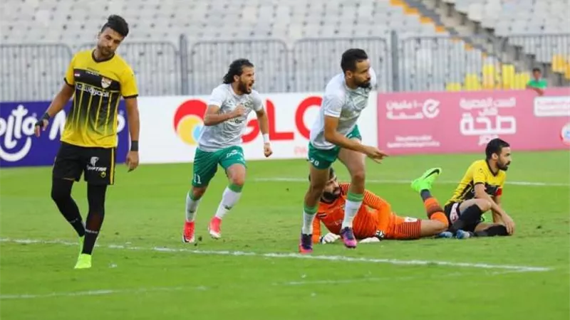 #الشوط_الاول .. المصرى يتقدم على الإنتاج الحربى