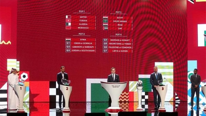 بعد إكتمال المجموعات..تعرف على مجموعة مصر و مواعيد مباريات كأس العرب للمنتخبات 2021 والقنوات الناقلة