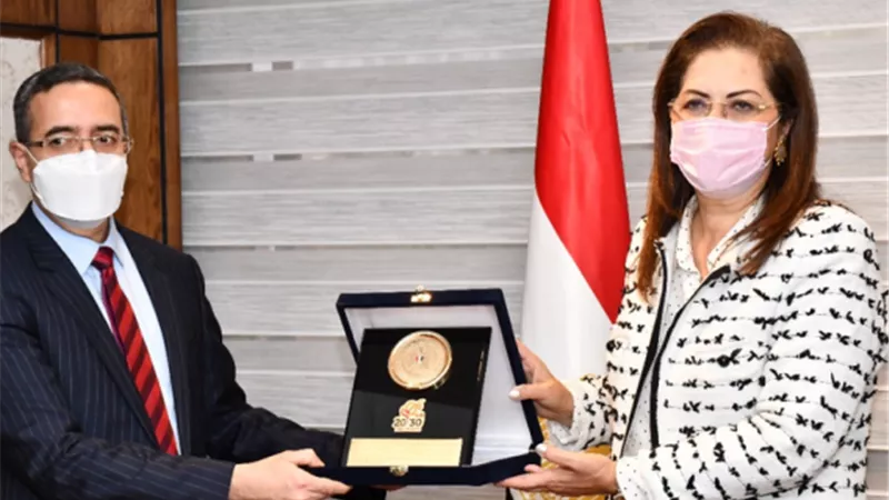 وزيرة التخطيط تلتقي سفير الهند لبحث أوجه التعاون الثنائي بين دولتي مصر والهن