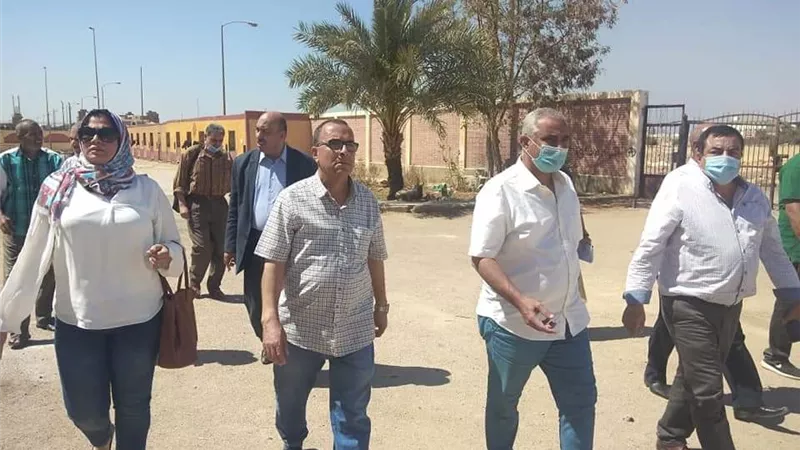 وكيل وزارة الشباب ورئيس جهاز بني سويف الجديدة يتفقدان أعمال تطوير مركز الشباب