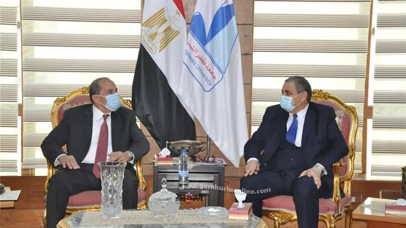 رئيس جامعة كفرالشيخ يترأس لجنة اختيار عميد كلية الزراعة بحضور وزير الزراعة الأسبق