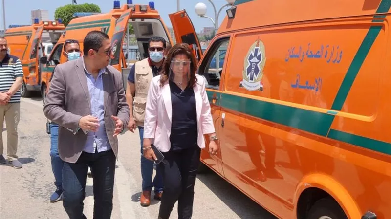 محافظ دمياط :ضم ٥ سيارات مجهزة لأسطول مرفق الإسعاف