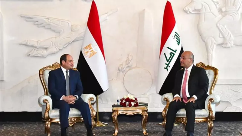 السيسي: مصر تتطلع لتعزيز التعاون الاستراتيجي مع العراق في ظل تحديات المنطقة