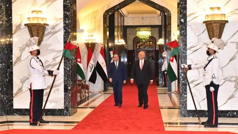 بدء أعمال القمة الثلاثية بين مصر والعراق والأردن في بغداد