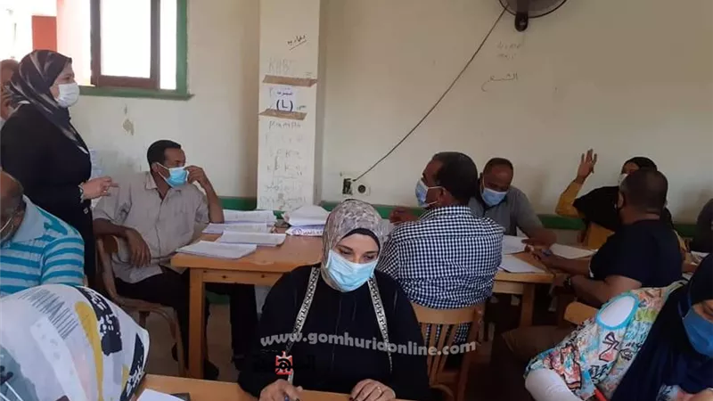 بدء تصحيح اجابات امتحانات الدبلومات الفنيه ببنى سويف