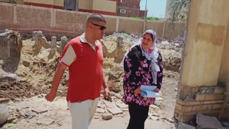 رئيس مدينة أشمون يتابع تنفيذ مشروعات المبادرة الرئاسية حياه كريمة بسبك الأحد .. صور